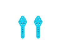 GTVNPOA Accessoires Rc per Axial per SCX10 90046 D90 D110 2 Pezzi Supporto Ammortizzatore in Metallo con per Altezza Regolabile Staffa Angolare Ricambi Auto RC(Blue)