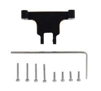 GTVNPOA Accessoires Rc per Axial per SCX24 per Gladiator per Bronco per JLU C10 EMAX ES08MA II 1/24 Supporto Servo in Ottone Parti di Aggiornamento per Auto Cingolate RC