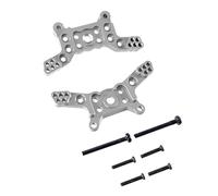 GTVNPOA Accessoires Rc per Hyper Go per MJX H14BM 14209 14210 1/14 Torre Ammortizzatori Anteriore E Posteriore RC Car Parti di Aggiornamento in Metallo(Silver)