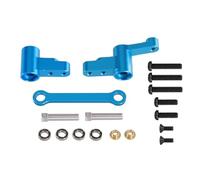 GTVNPOA Accessoires Rc per MJX per Hyper Go 14301 14302 14303 1/14 Auto RC in Metallo Migliorata Componente Sterzo Migliorato con Pilastro Sterzo con Maggiore Spazio per Libero(Blue)