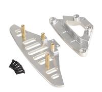 GTVNPOA Accessoires Rc per Mjx per Hyper Go 14301 14302 14303 1/14 Parti di Fissaggio del Pilastro della Scocca Anteriore in Metallo per Auto Accessori per L'aggiornamento Rc(Silver)