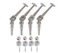 GTVNPOA Accessoires Rc per MJX per Hyper Go 16207 H16 H16BM H16PL 14210 H14bm 1/14 1/16 Dado di Accoppiamento CVD Parti Dell'albero di Trasmissione Accessori per Auto RC(Silver)