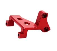 GTVNPOA Accessoires Rc per Traxxas per Trx4 per Trx6 1/10 Scatola del Cambio Centrale in Metallo Blocco Differenziale Supporto Servo RC Crawler Auto Parti di Aggiornamento Accessori(Red)