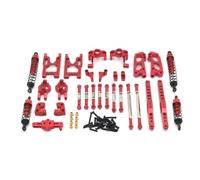 GTVNPOA Accessoires Rc per Wltoys 12427 12428 12423 FY-03 1/12 Coppa dello Sterzo per Braccio Oscillante Asta del Corpo Ammortizzatore Pezzi di Ricambio Aggiornati per Auto RC(Red)