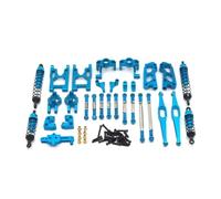 GTVNPOA Accessoires Rc per Wltoys 12427 12428 12423 FY-03 1/12 Coppa dello Sterzo per Braccio Oscillante Asta del Corpo Ammortizzatore Pezzi di Ricambio Aggiornati per Auto RC(Blue)