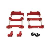 GTVNPOA Accessoires Rc per Wltoys 144001 144010 144016 144018 124017 124018 124019 124007 124008 Supporto per Servo con Codice Braccio Metallico Parti di Aggiornamento RC(Red)