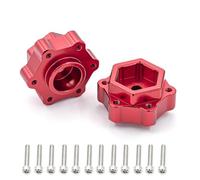 GTVNPOA Parti aggiornamento RC per Losi per LMT 1/8 Adattatori Esagonali in Metallo Convertitore 5mm RC Auto Veicoli Cingolati Parti E Accessori Aggiornamenti Sostituzione E Utilizzo(Red)
