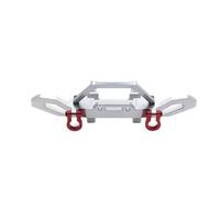 GTVNPOA Parti aggiornamento RC per WLtoys 104001 104002 1/10 Paraurti Anteriore in Metallo RC Auto Fuoristrada Cingolato Parti E Accessori Aggiornamento Sostituzione E Utilizzo(Silver)