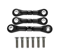 GTVNPOA RC Tirante Trazione per Tamiya per TT-02 TT-02T TT02T 1/10 3 Pezzi Barra di Collegamento dello Sterzo RC Auto Veicoli Cingolati Parti E Accessori Aggiornamenti Sostituzione E Utilizzo(Black)