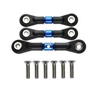 GTVNPOA RC Tirante Trazione per Tamiya per TT-02 TT-02T TT02T 1/10 3 Pezzi Barra di Collegamento dello Sterzo RC Auto Veicoli Cingolati Parti E Accessori Aggiornamenti Sostituzione E Utilizzo(Blue)
