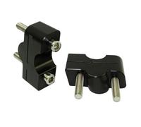 GTVRFLOKI Compatibile con per Ninja 650 per ER-6N per ER-6F 2012 2013 2014 2015 2016 Riser Manubrio Moto per Spostare per L'altezza per Il Kit Staffa per Verso l'Alto Riser Manubrio Moto(Black)
