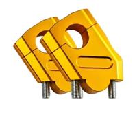 GTVRFLOKI Compatibile con Yamaha per FZ6 S2 per Fazermt-07 per MT-09 per MT07 per MT09 Manubrio per Motocicletta Riser Bar Mount Manubrio Morsetto 22mm Riser Manubrio Moto(Yellow)
