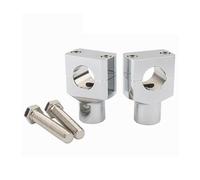 GTVRFLOKI Compatibile con Yamaha per V-Star 650 per Custom per Silverado Moto Morsetto di Rialzo per Manubrio da 7/8" 1" Accessori per Manubri da 22 Mm 25 Mm Riser Manubrio Moto(Chrome,22mm)