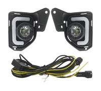 GTVRFLOKI Fendinebbia Compatibile Con Toyota Per Hiace 2014 2015 2016 2017 2018 Fendinebbia Con Cavi DRL Paraurti Anteriore Luce Antinebbia Luce Di Guida Faretto(M10)