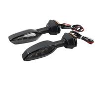 GTVRFLOKI Indicatori motocicli Compatibile con per Z750 2007 2008 2009 per Z750S 2005 2006 Indicatore di Direzione Posteriore per Motocicletta Luce Lampeggiante(Gray)