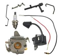 GTWSQQ Kit di asta di comando dell'acceleratore, bobina di accensione del carburatore, interruttore dell'albero for Stihl MS180 MS170 018 017 MS 180 170, pezzo di ricambio for motosega