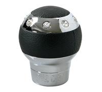 Pomello cambio alluminio pelle e strass GTX
