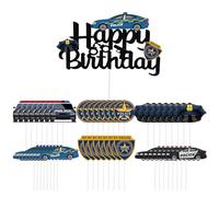 GTYHH 1 Inserzione delle Mappe di Grandi Dimensioni E 48 Inserisci per Piccole Carte, Inserimento di Carte della Polizia, Torte di Compleanno, Decorazioni per Feste, Festa di Compleanno.