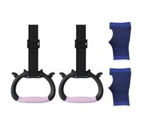 GTYHH 1 Paio di Anelli Sportivi per Bambini E 1 Paio di Protezioni per I Palmi, Attrezzatura Fitness per Bambini, Attrezzatura per Allenamento Fisico per Bambini, Accessori Fitness Indoor