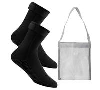 GTYHH 1 Paio di Calzini per Immersioni E 1 Borsa da Spiaggia, Calzini da Spiaggia Resistenti All'Abbigliamento, Calzini per Immersioni Resistenti Ai Graffi, Agente Sportivo Idrico.