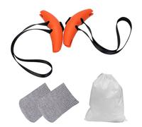 GTYHH 1 Paio di Maniglie in Corno per Il Fitness E 1 Paio di Bracciali Sportivi, 1 Custodia, Maniglie per Il Fitness, Attrezzatura per Il Fitness, Accessori per L'Allenamento della Forza