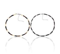 GTYHH 2 Collane di Perle, Catena Clavicola Regolabile, Collana di Perle da Uomo, Collana di Moda Personalizzata, Accessori di Gioielleria di Moda, Regalo da Uomo