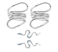 GTYHH 2 Collane di Serpente in Argento Regolabili, 1 Paio di Orecchini di Serpente, Collane Pieghevoli E Arrotolate, Orecchini alla Moda E Personalizzati.