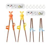 GTYHH 2 Set di Set da Allenamento con Bacchette per Bambini, Set da Pratica con Bacchette per Bambini, Set di Bacchette Riutilizzabili, Set da Pratica con Bacchette.