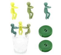 GTYHH 3 Supporti Creativi per Piante E 2 Rotoli di Fascette per Piante, Interessanti Supporti per Piante, Attrezzi da Giardino, Accessori per La Crescita delle Piante
