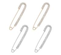 GTYHH 4 Grandi Spille Tempestate di Diamanti, Spille Elei, Spille Decorative per Abbigliamento, Spille per Fissaggio Abbigliamento, Accessori da Donna