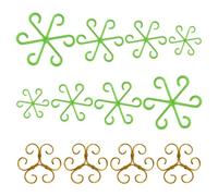 GTYHH 4 Pezzi di Riparatori di Piante, 2 Set da Collezione, Cornici per Bastoncini di Piante, Strumenti per Gli Aiuti alla Crescita delle Piante, Requisiti del Giardino.