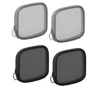 GTYHH Borse A Rete Quadrate Da 4 Pezzi, Borse A Rete Da Viaggio, Piccole Portatili, Borse Per Cosmetici