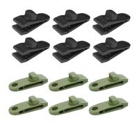 GTYHH Clip Antivento da 12 Pezzi per Tende da Esterno, Clip per Tende Regolabili, Supporto Fisso, Accessori per Ombrelloni da Campeggio.