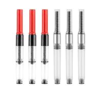 GTYHH Confezione da 6 Ausiliari Assorbitore Inchiostro per Penna Stilografica, Pezzi di Ricambio Convertitore Inchiostro, Penna Stilografica Universale, Calibro 3, 4 Mm.