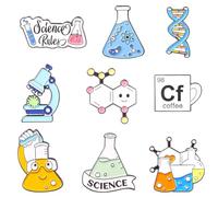 GTYHH Elementi Chimici - Spille Personalizzate Creative in Metallo, Decorative di Cartoni Animati, Regalo