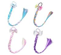 GTYHH Trecce per Parrucche da 4 Pezzi, Accessori per Capelli per Bambini, Accessori per Capelli Creativi, Accessori per Vestire, Accessori per Capelli con Cordino Elastico, Accessori per Capelli