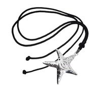 GTYLF Collana con colletto a forma stella in lega alla Accessorio versatile per collo, perfetto per cene, feste e vacanze Collana con ciondolo a forma stella