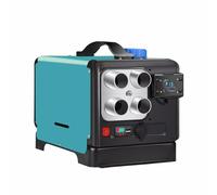 Gtzly 8KW Riscaldatore A Gasolio, Riscaldatore Ad Aria Diesel con Telecomando E Schermo LCD, Riscaldatore da Parcheggio A Batteria Integrata for Uso Esterno, Lega di Alluminio (Color : 12V)