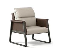 Gtzly Office Reception Chairs, PU Leather Reading Leisure Chair Waiting Room Bench, Conference Room Couch for Apartment, Barber, Airport