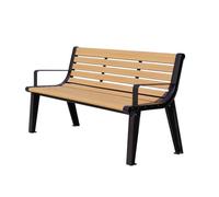 Gtzly Panca da Giardino, Panca da Terrazza in Composito Legno-plastica, Panchine da Esterno per Tutte le Stagioni Che Non Marcisce e Non Sbiadisce Mai, Adatta per Cortile, Veranda e Parco