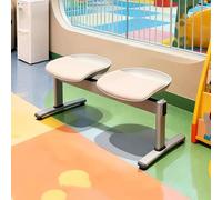 Gtzly Panca per Sala Attesa, Panchina per Reception Aeroporto con Cuscino, Mobilier di Hall & Sedie d'Aspetto per Ufficio, Banca, Ospedale, Scuola e Parrucchiere(White,100 * 51 * 49cm/39 * 20 * 19in)