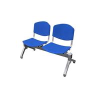 Gtzly Panca per Sala Attesa, Sedia per Squadra & Riserva con Schienale per Campi da Basket, Sedie d'Aspetto per Aeroporto, Azienda, Ospedale e Mercato(Blue,99 * 50 * 80cm/39 * 20 * 31in)