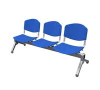 Gtzly Panca per Sala Attesa, Sedia per Squadra & Riserva con Schienale per Campi da Basket, Sedie d'Aspetto per Aeroporto, Azienda, Ospedale e Mercato(Blue,152 * 50 * 80cm/60 * 20 * 31in)