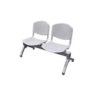 Gtzly Panca per Sala Attesa, Sedia per Squadra & Riserva con Schienale per Campi da Basket, Sedie d'Aspetto per Aeroporto, Azienda, Ospedale e Mercato(Gray,99 * 50 * 80cm/39 * 20 * 31in)