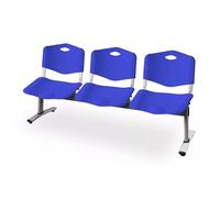 Gtzly Panca per Sala d’Attesa, Panca per Squadra & Riserva di Stadio, Sedia da Parco Comoda & Resistente per Esterno, per Hall, Patio e Concerti(Blue,165 * 50 * 78cm/65 * 20 * 31in)