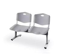 Gtzly Panca per Sala d’Attesa, Panca per Squadra & Riserva di Stadio, Sedia da Parco Comoda & Resistente per Esterno, per Hall, Patio e Concerti(Gray,165 * 50 * 78cm/65 * 20 * 31in)