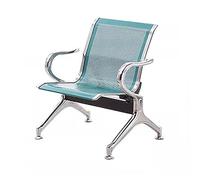 Gtzly Sedie Sala d'Aspetto, Poltroncine sala d'Attesa 1/2/3 Posti, Sedute Ufficio per Ospiti in Ufficio per Aeroporto, Clinica, Ospedale, Banca, Salone di Parrucchiere(Green,65x64x78cm/26x25x31in)