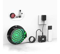 Gtzly Semaforo Telecomandato, Semaforo Rosso/Verde, Lampada da Parete a LED con Telecomando, Indicatore Luminoso Alloggiamento for PC, Alloggiamento for PC(300mm/12in)