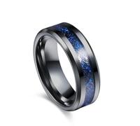 Gu Feng Anelli Uomo In Acciaio Inox Celtico Drago Anello Nero Zircone Da Donna Fede Da Sposa