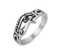 Gu Feng Anello da uomo in titanio Occhi di Horus vintage Personality